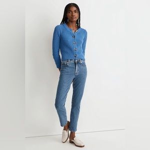 Madewell Petite Mid-Rise Perfect Vintage Jean in Knowland Wash 27P